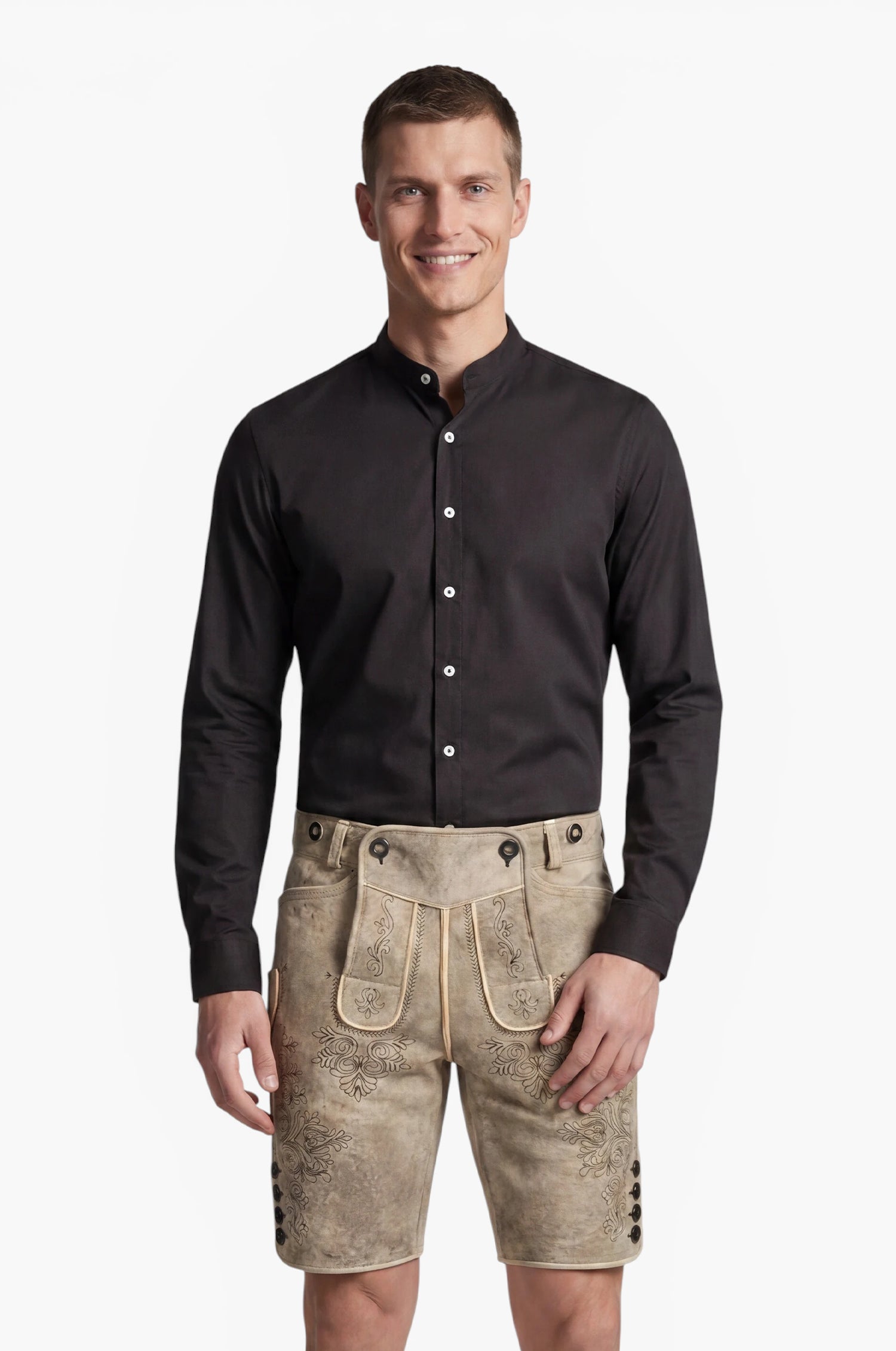 Hemd Leo in Schwarz