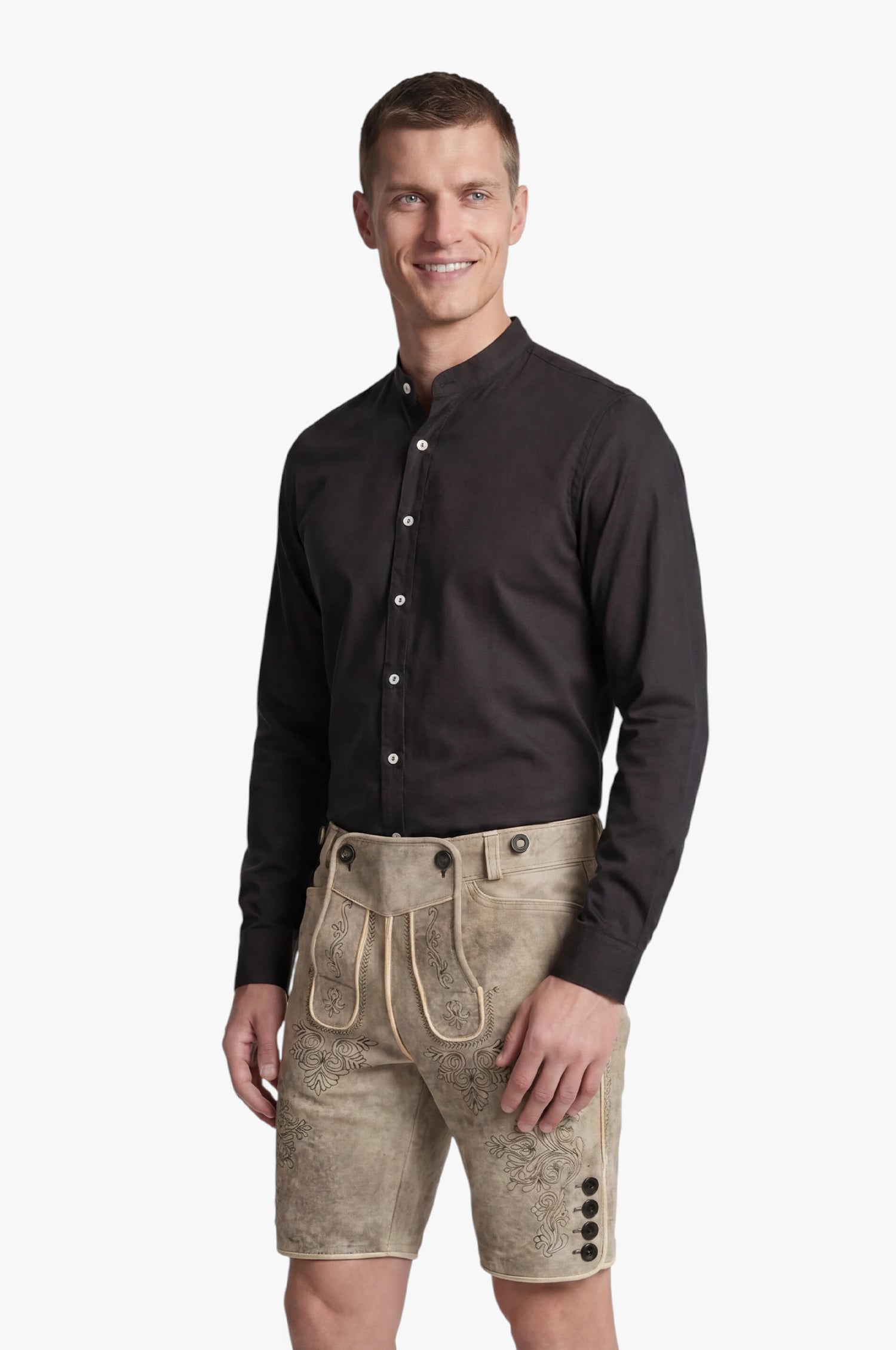 Hemd Leo in Schwarz