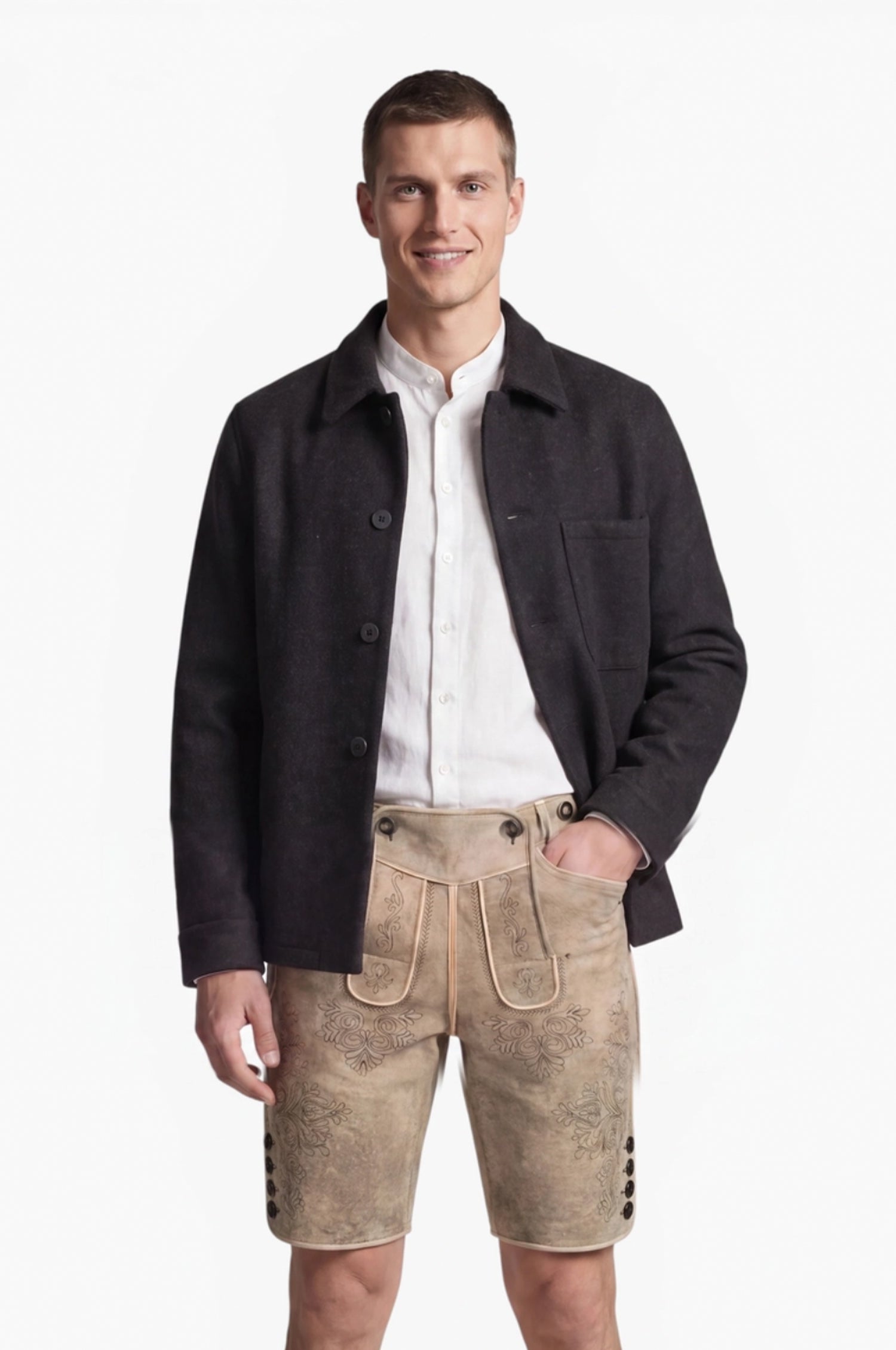 Overjaket Elias in Schwarz