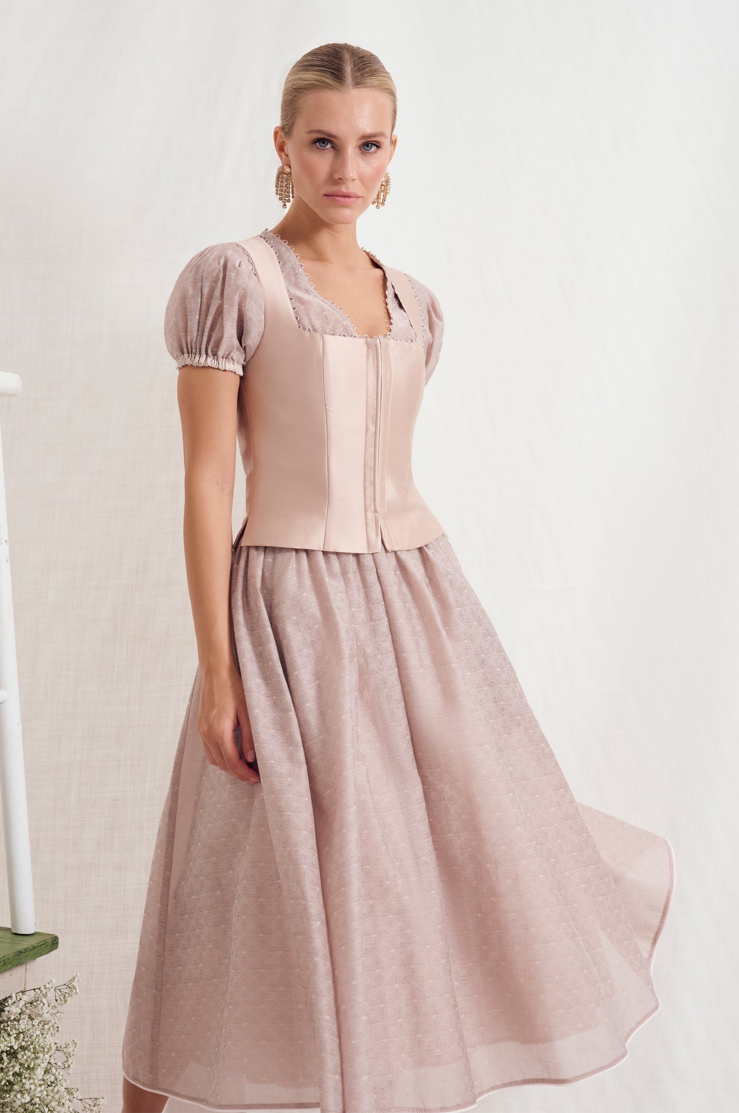 Kinga Mathe Set in Rose