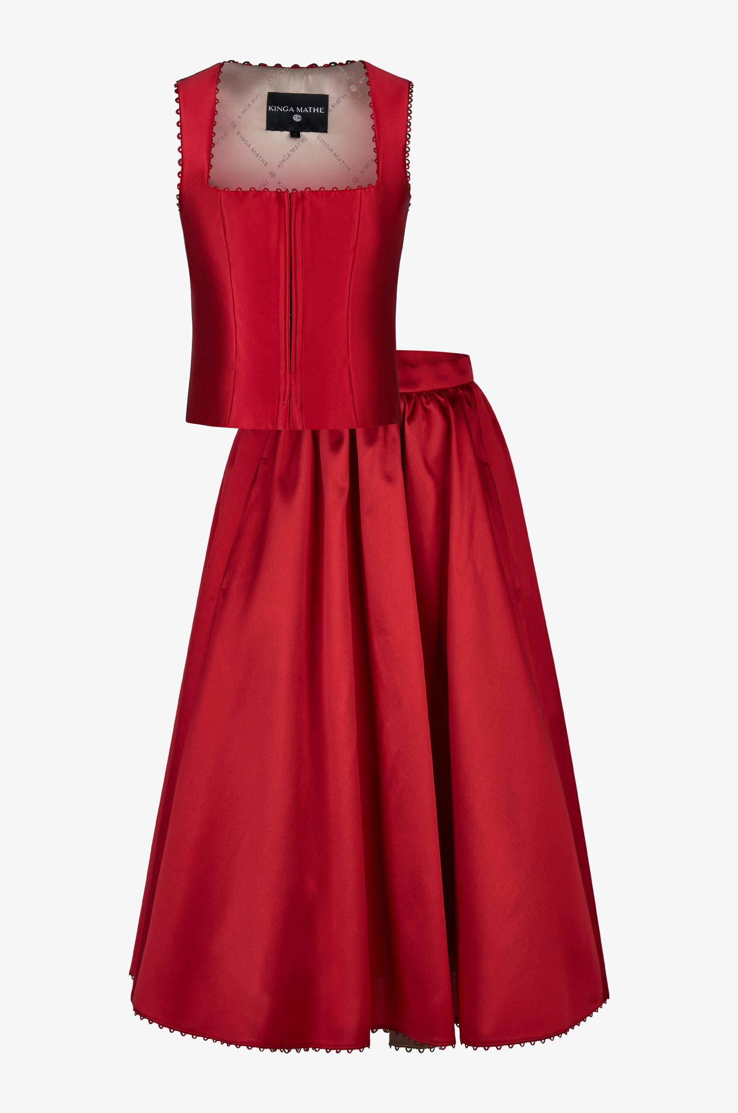 Kinga Mathe Set in Rot