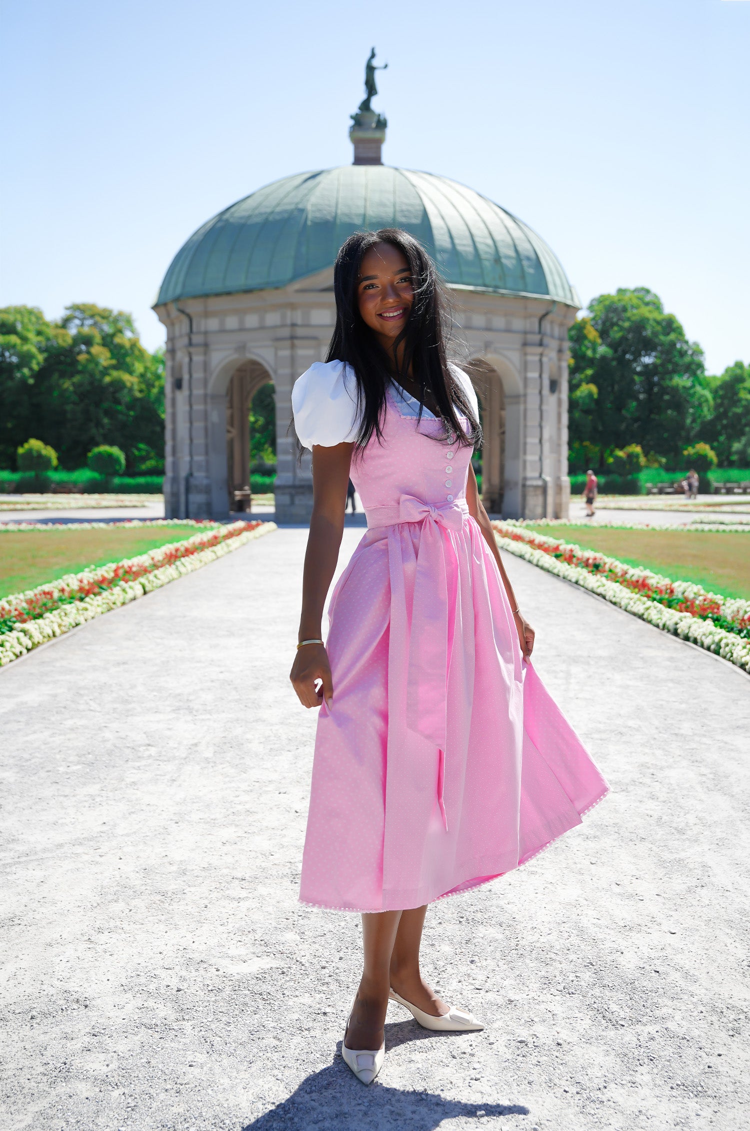 Dirndl Therese in Rosa