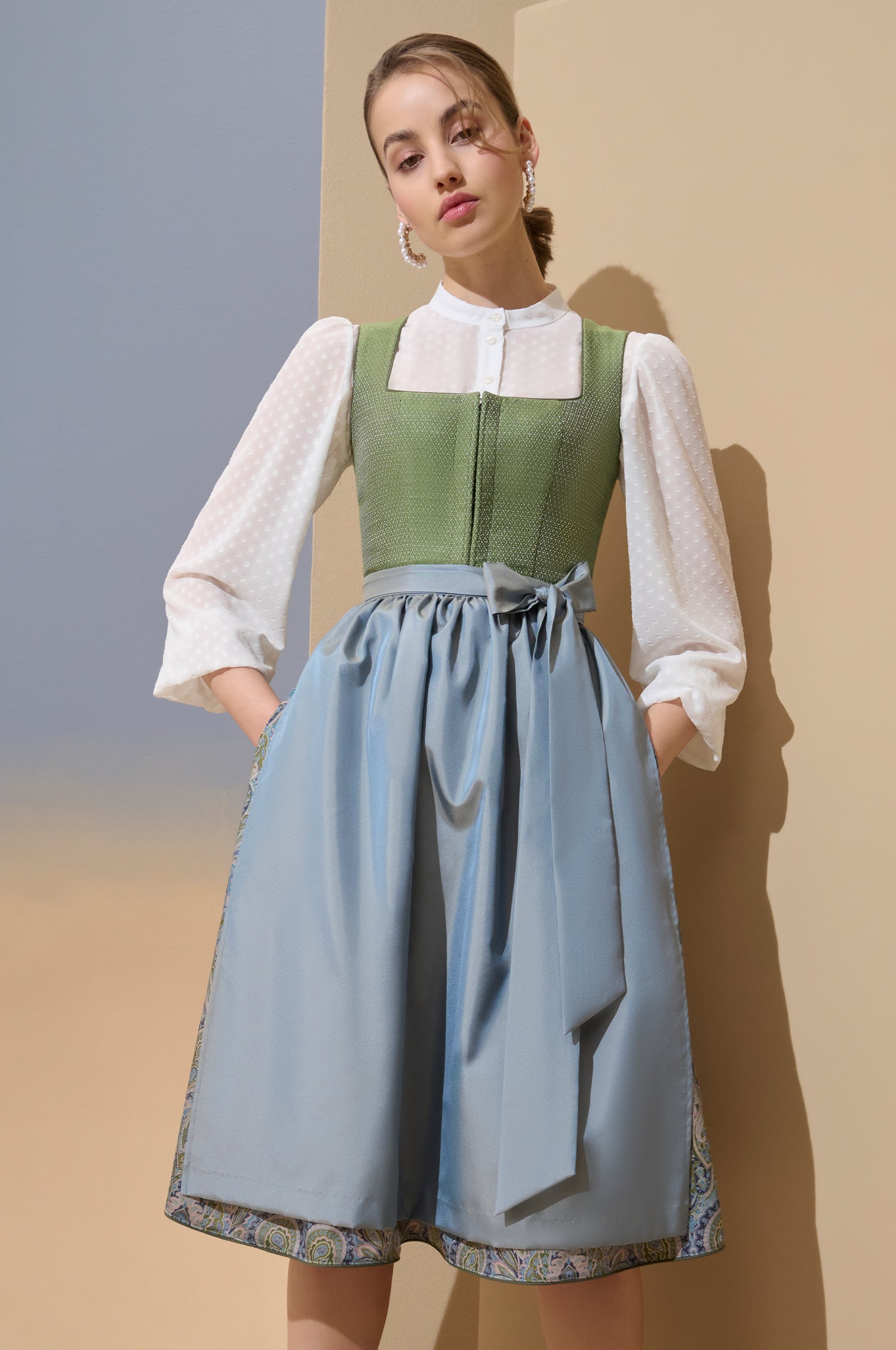 Dirndl Tilda in Grün