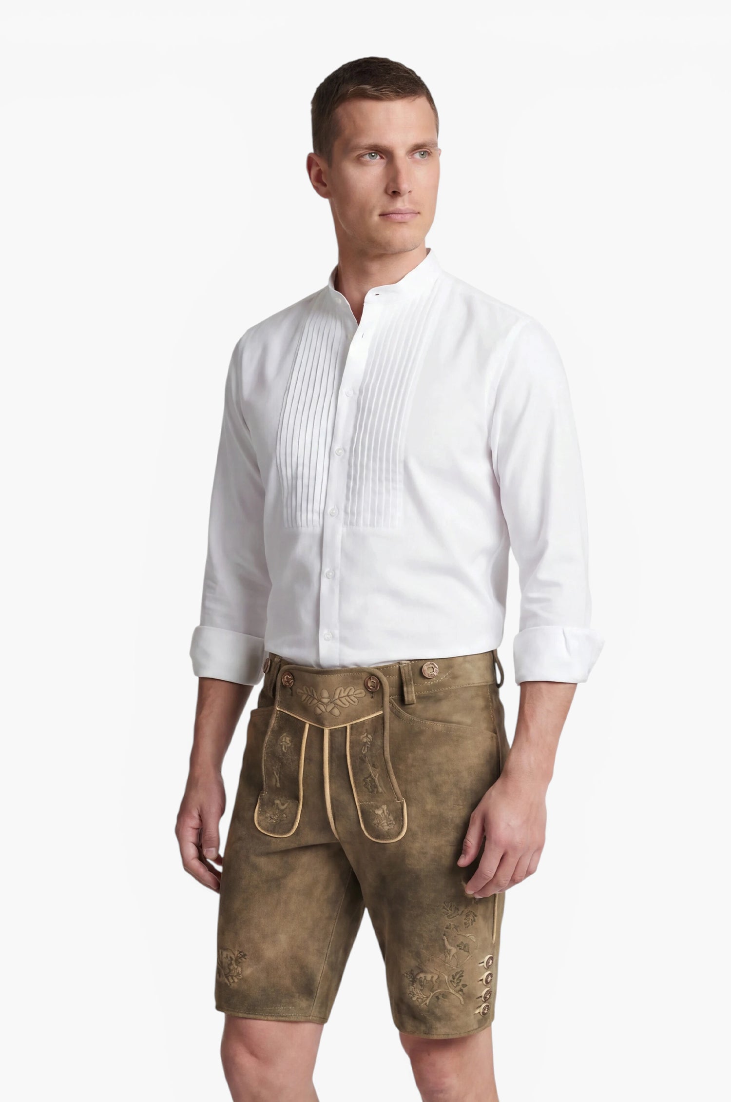 Ziegen Lederhose Tommi in Inka