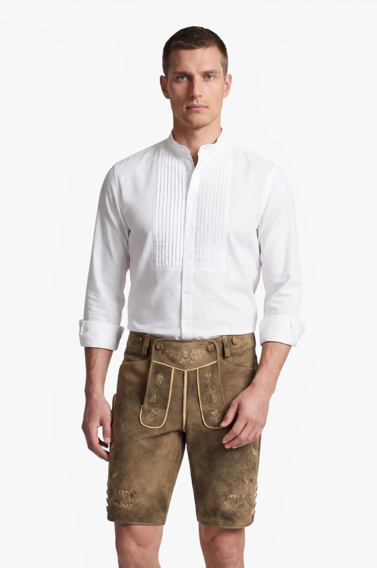 Ziegen Lederhose Tommi in Inka