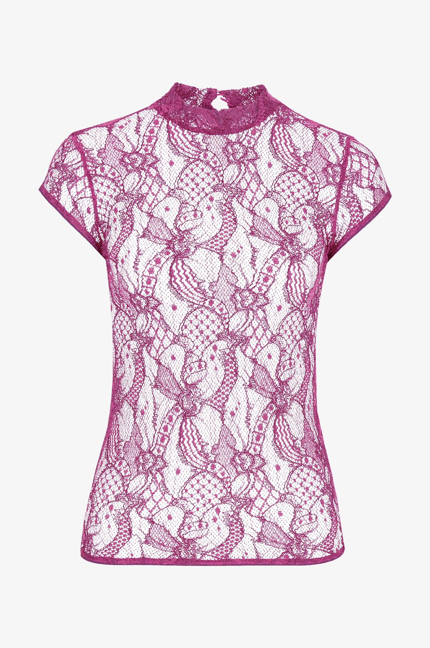 Kinga Mathe Top Charlotte in Fuchsia