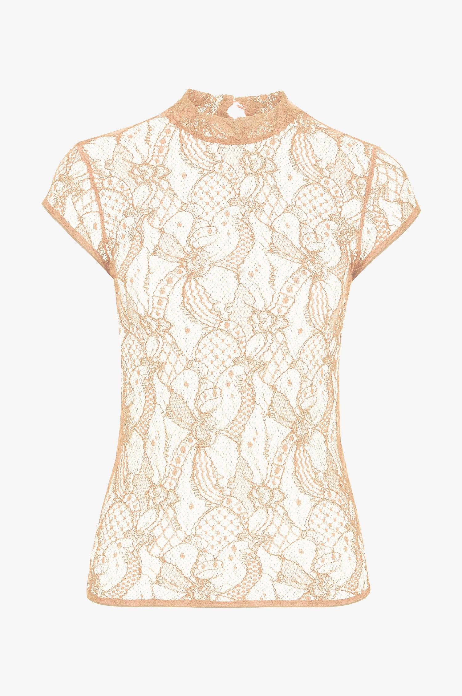 Kinga Mathe Top Charlotte in Puder