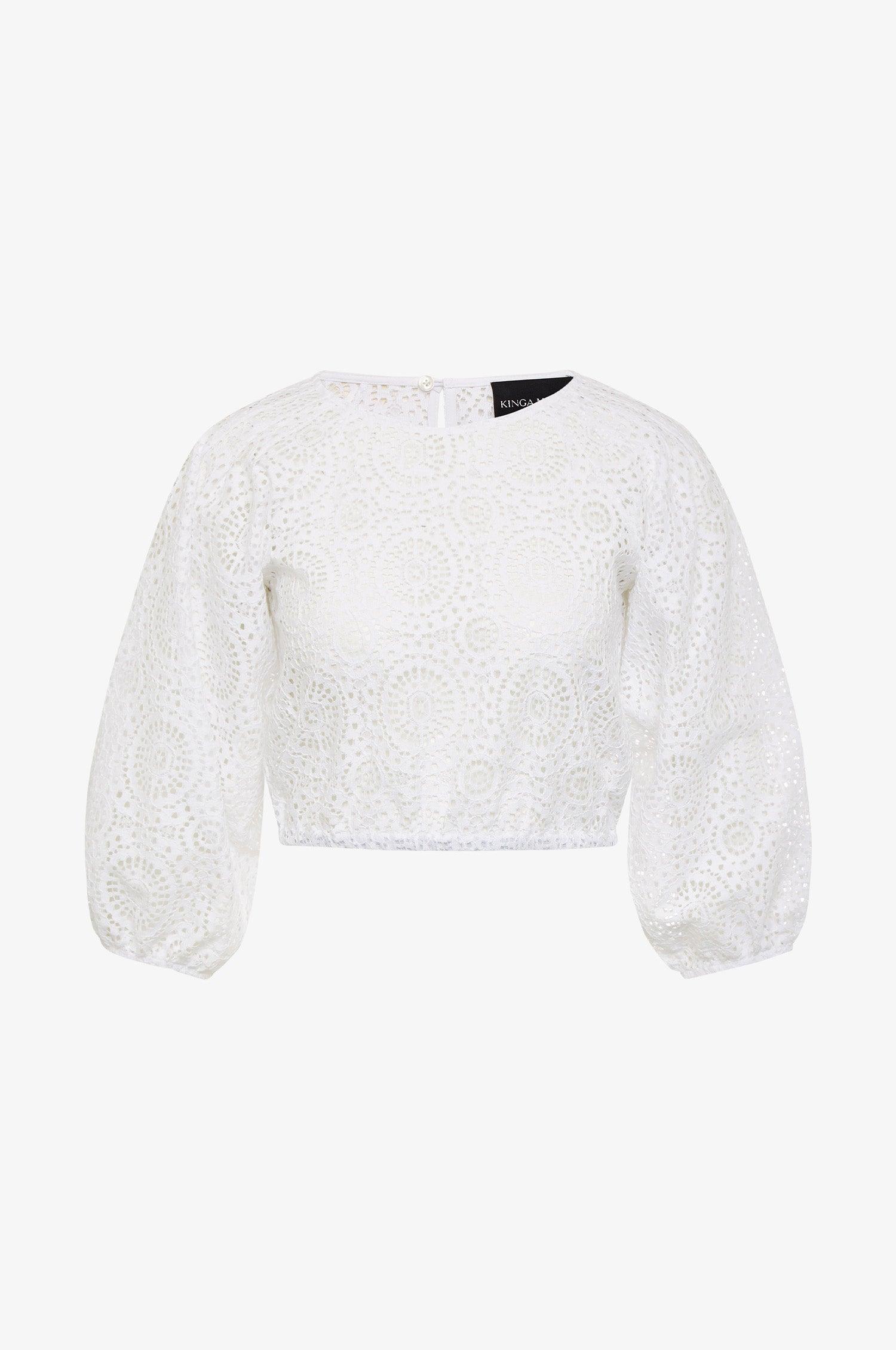 Kinga Mathe Top Kinga in Weiß