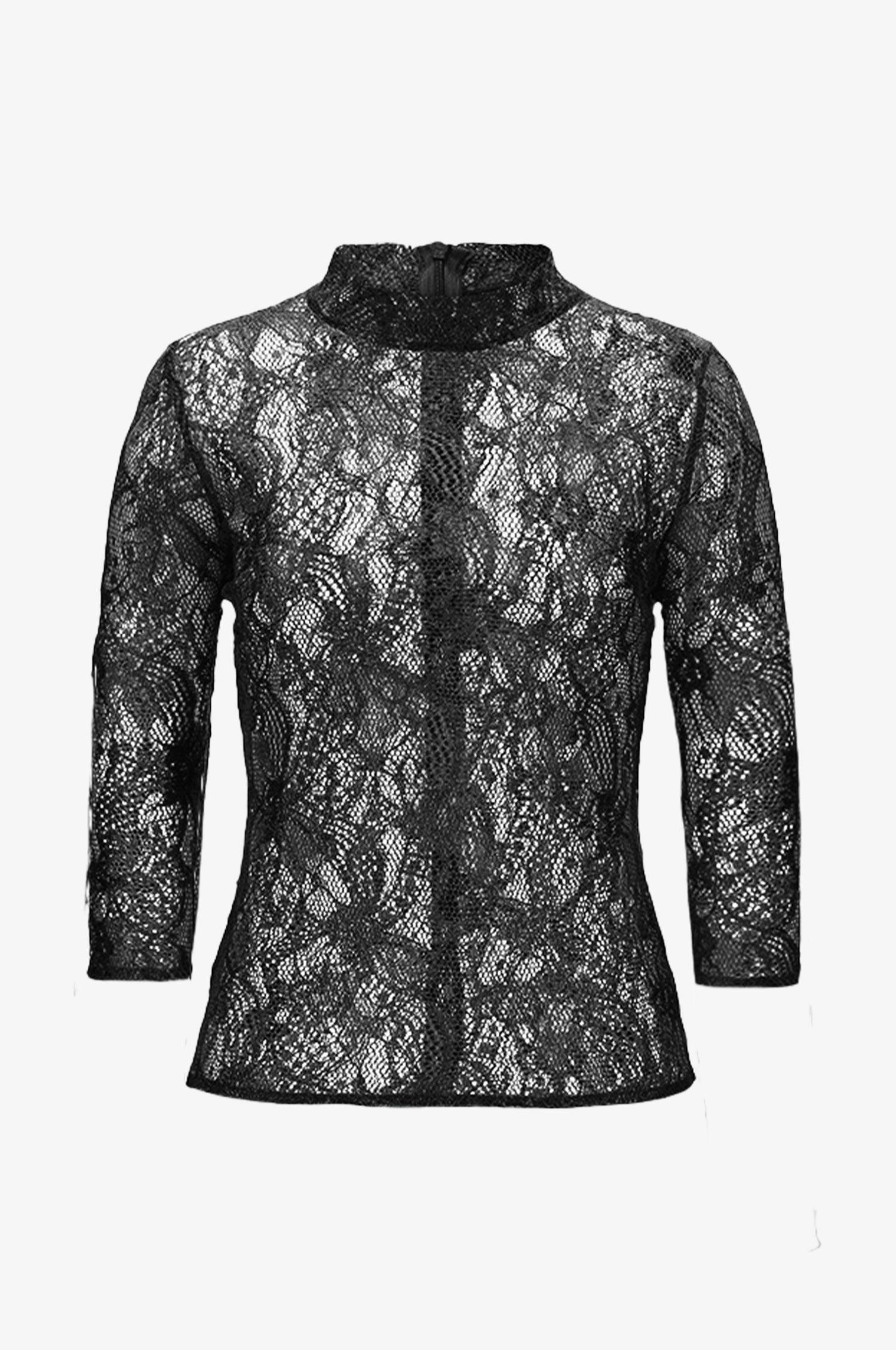 Kinga Mathe Top Lina in Schwarz