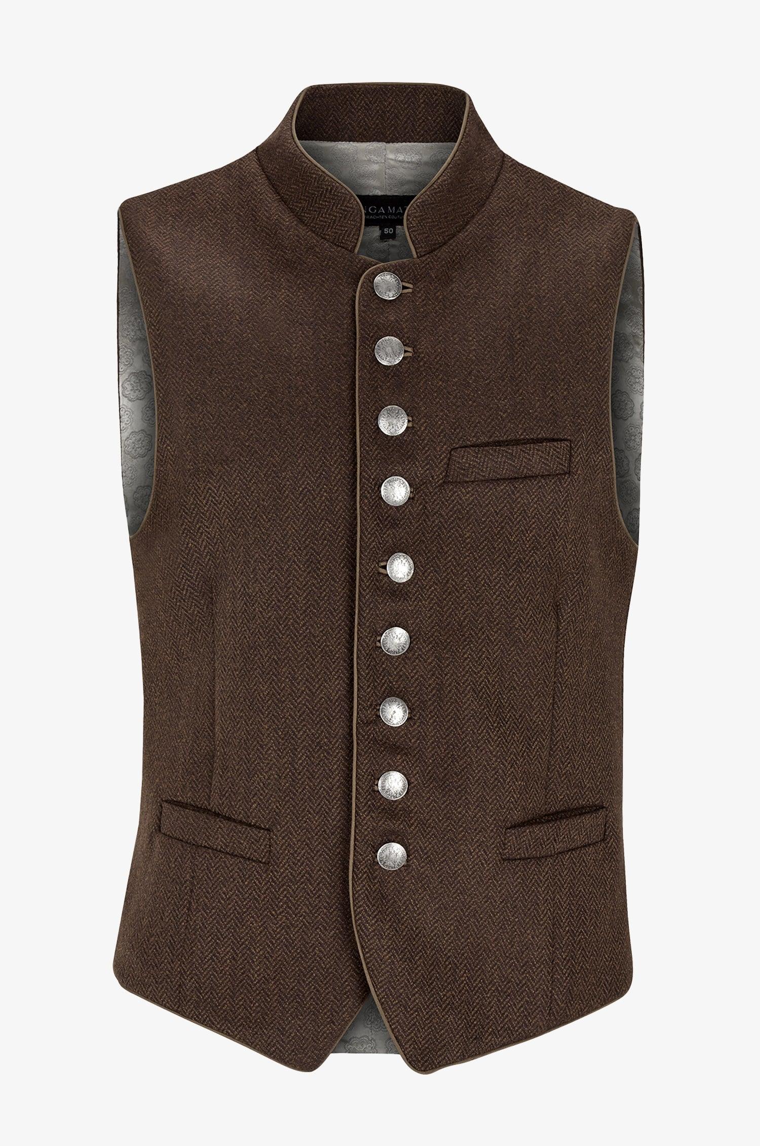 Kinga Mathe Gilet Nick aus Schurwolle in Bordeaux