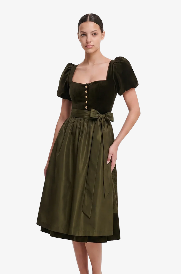 Dirndl Minori in Olive