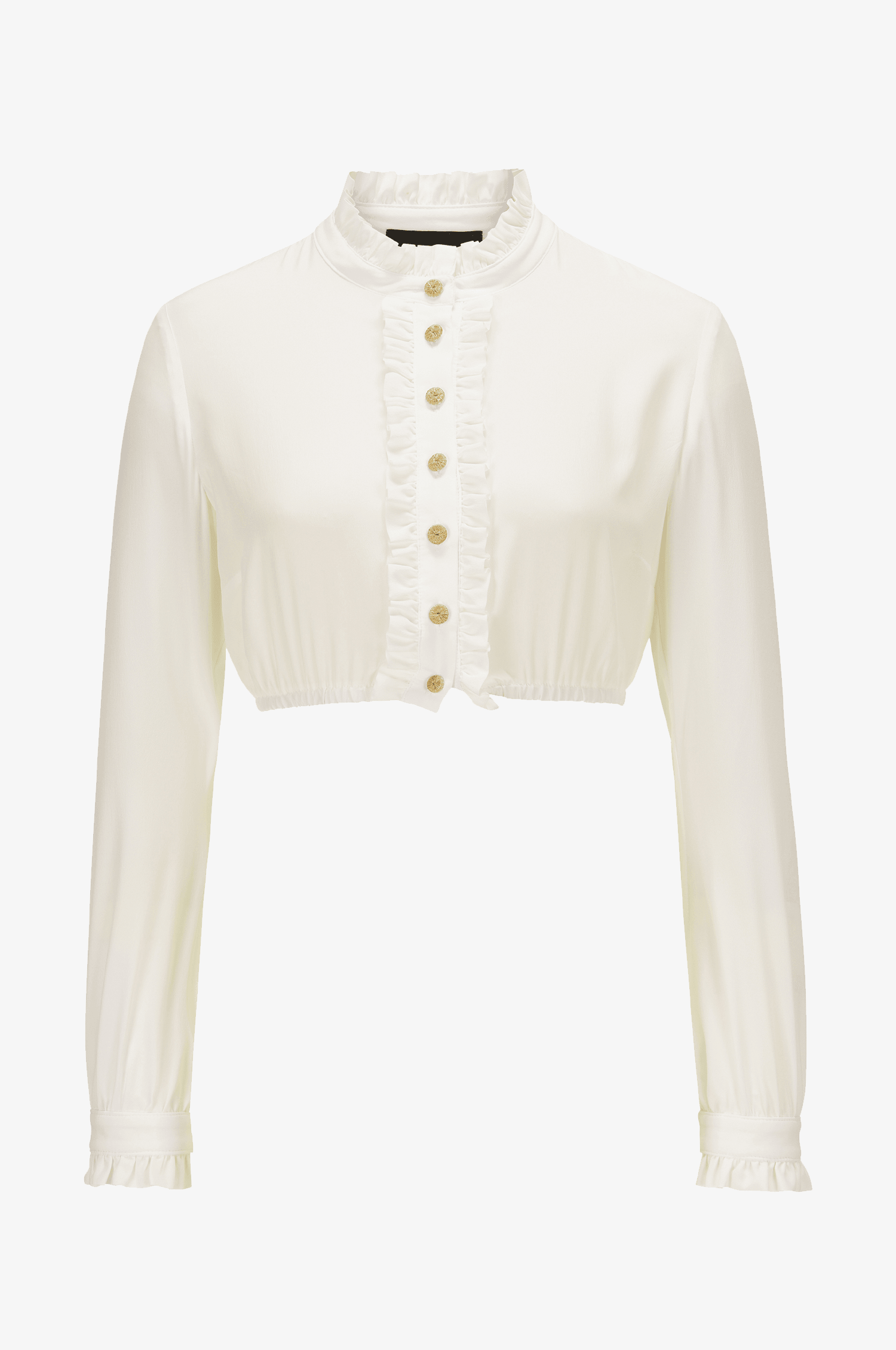 Kinga Mathe Dirndlbluse Turin in Cremeweiß